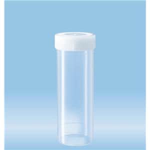 Screwcap Tube Polypropylene 120mL 114mm Sterile 100/Ca