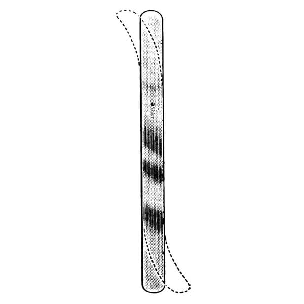 Zalkind Ribbon Retractor 1/2x6" Stainless Steel Non-Sterile Reusable Ea