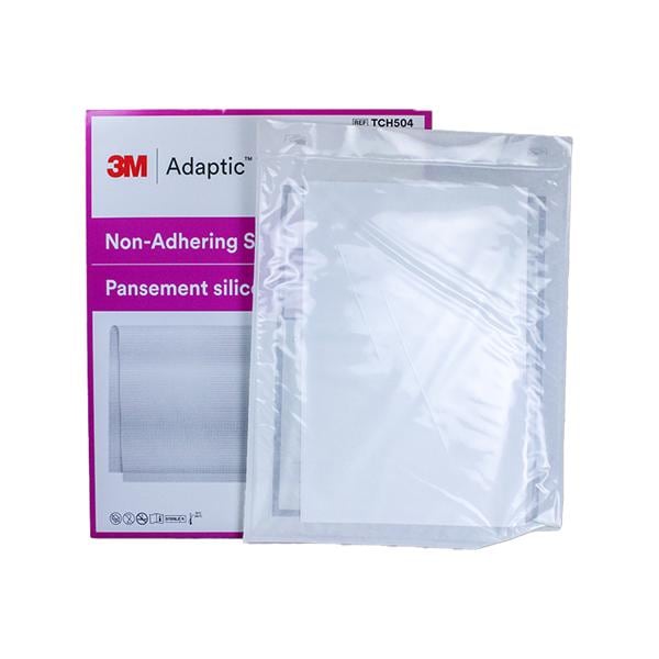 Adaptic Touch Silicone Wound Contact Layer Dressing 8x12-3/4" Strl NAdh Wht LF, 10 BX/CA