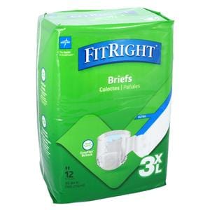 FitRight Incontinence Brief Unisex 65-84" Heavy 48/Ca