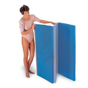 Exercise Mat Gray/Blue Foam/Vinyl