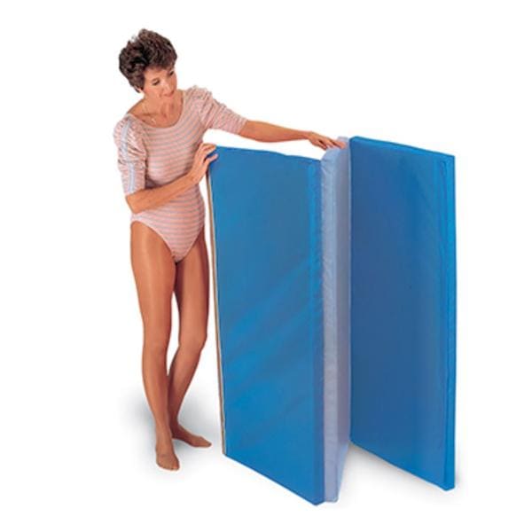 Exercise Mat Gray/Blue Foam/Vinyl