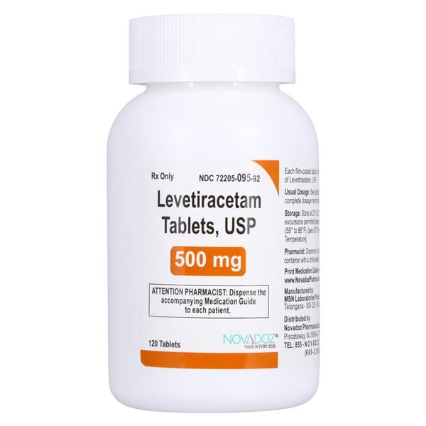 Levetiracetam Tablets 500mg Bottle 120/Bottle Each