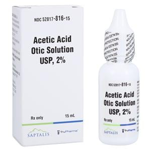Acetic Acid Otic Solution 2% Bottle 15mL Each