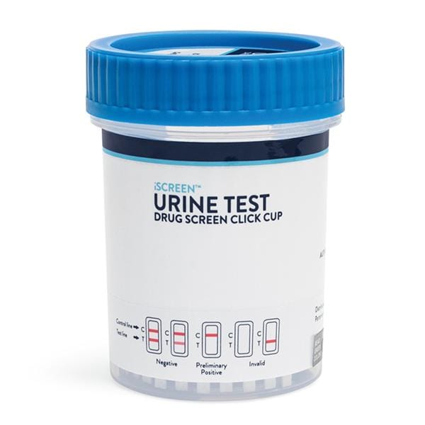 iScreen Urine DOA Drug Screen Cup CLIA Waived 25/Bx