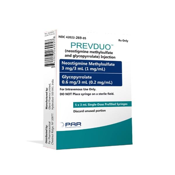 Prevduo Injection 3mg/0.6mg Prefilled Syringe 3mL 5/Package