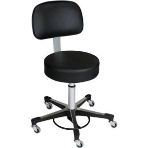 Exam Stool Black Vinyl