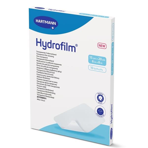 Hydrofilm Film Transparent Dressing 6x8" Sterile Adhesive Clear LF