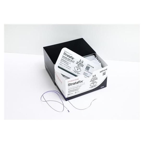 Stratafix Symmetric PDS Plus Suture 0 24" Triclosan, Polydioxanone CTB-1 12/Bx