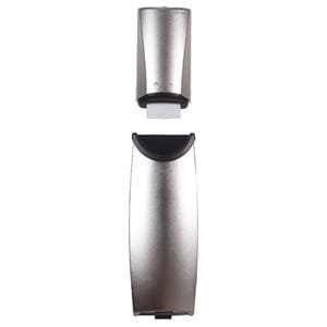 SAFE-T-GARD DOOR TISSUE DISPENSER AND TRASH RECEPTACLE BRUSHED STAINLESS, Ea