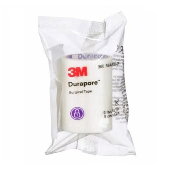 Durapore Surgical Tape Silk 2"x1.5yd White 250Rl/Ca