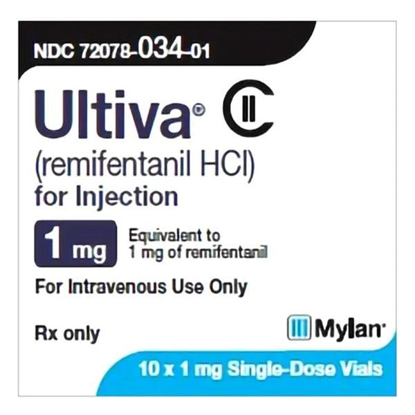 Ultiva Injection 1mg Powder SDV 10/Package
