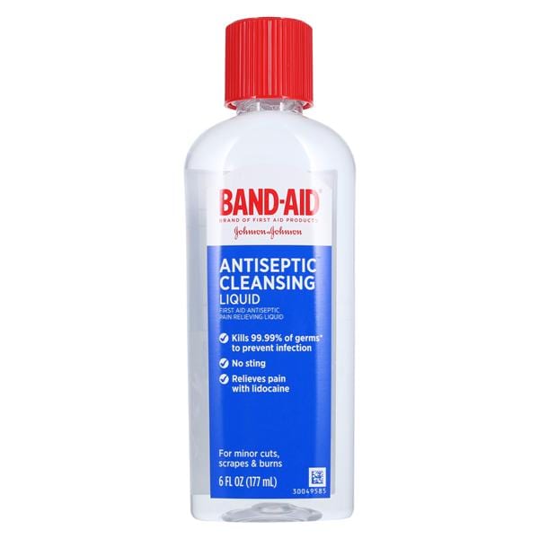 Band-Aid Hurt Free Wash 6oz 3/Pk