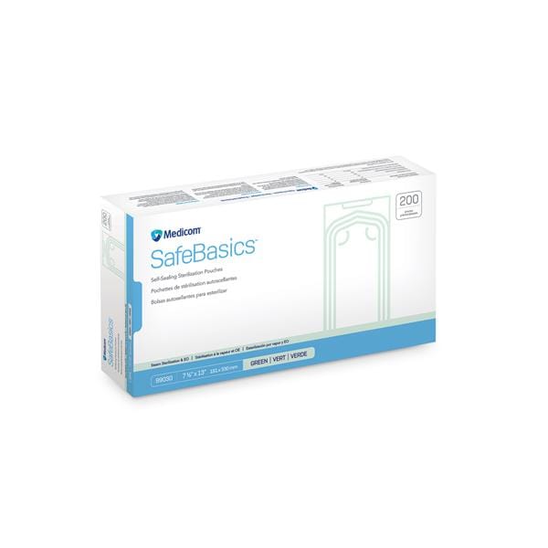 SafeBasics Sterilization Pouch Pouch Self Seal 200/bx