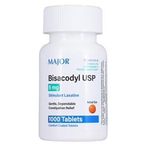 Bisacodyl EC Tablets 5mg Bottle 1000/Bt