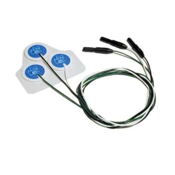 ECG Electrode Neonatal 18" 3 Lead 100/Bx