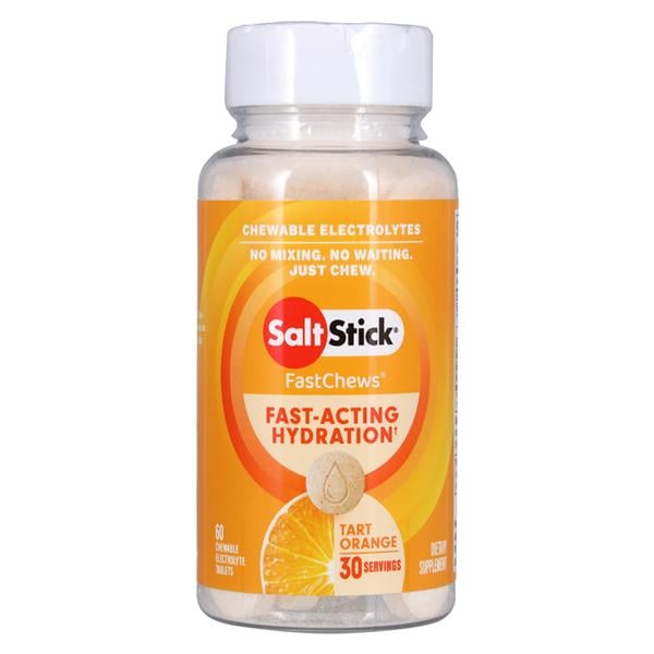 SaltStick Electrolyte Chews Orange Bottle 1/Bt