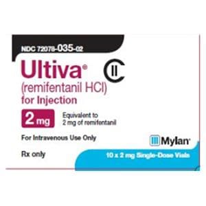 Ultiva Injection 2mg/mL SDV 5mL 10/Package