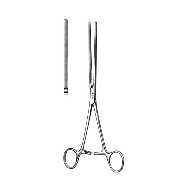 Kocher Intestinal Forceps Straight 10" Non-Sterile Ea