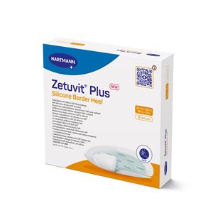Zetuvit Plus Silicone Border Dressing 10x10" Sterile Heel Super Absorbent LF
