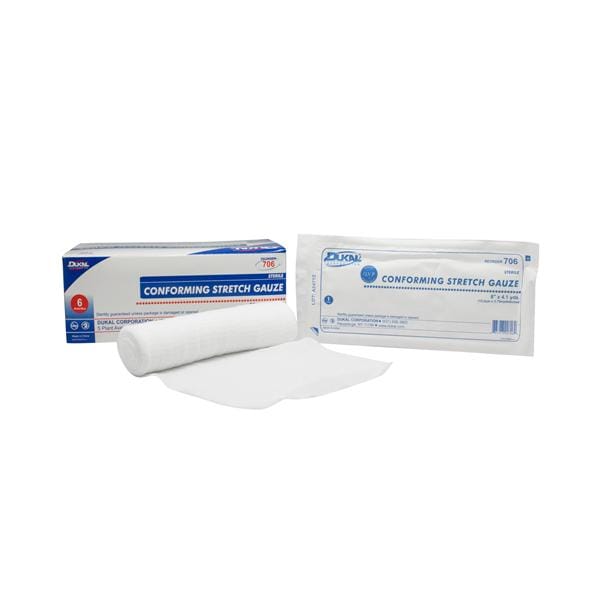Conforming Bandage Gauze 6"x4.1yd Sterile 48/Ca