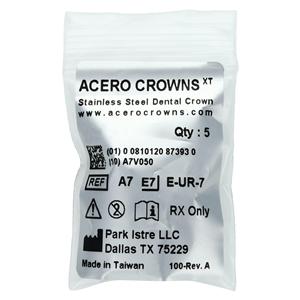 ACERO Crowns 7 2nd Primary Upper Right Molar 5/Pk 5/Pk