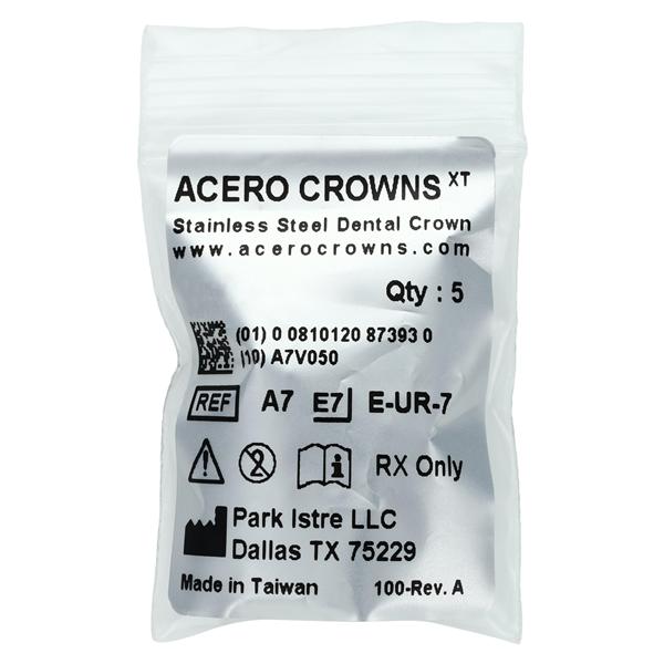 ACERO Crowns 7 2nd Primary Upper Right Molar 5/Pk 5/Pk