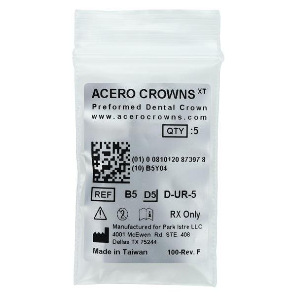 ACERO Crowns 5 1st Primary Upper Right Molar 5/Pk 5/Pk