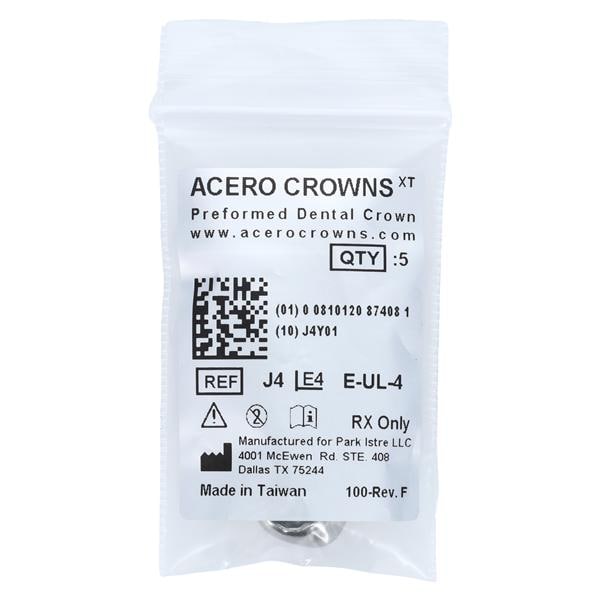 ACERO Crowns 4 2nd Primary Upper Left Molar 5/Pk 5/Pk