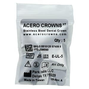 ACERO Crowns 5 2nd Primary Upper Left Molar 5/Pk 5/Pk