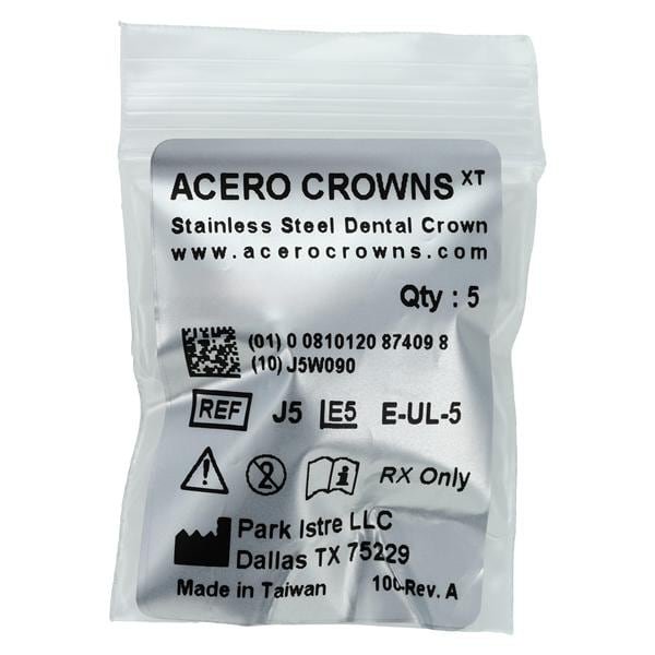 ACERO Crowns 5 2nd Primary Upper Left Molar 5/Pk 5/Pk product image