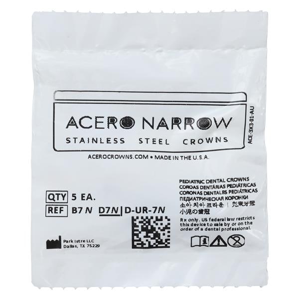 ACERO Crowns 7 1st Primary Upper Right Molar 5/Pk 5/Pk