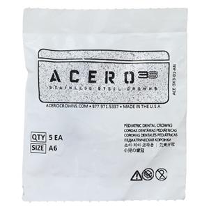 ACERO Crowns 6 2nd Primary Upper Right Molar 5/Pk 5/Pk