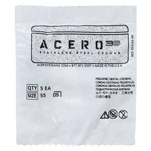 ACERO Crowns 5 1st Primary Lower Right Molar 5/Pk 5/Pk