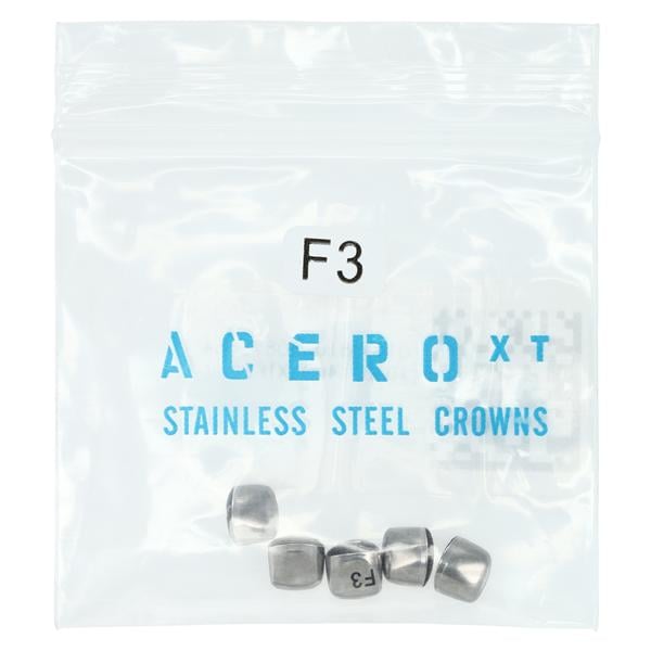 ACERO Crowns 3 Primary Upper Left Central 5/Pk 5/Pk