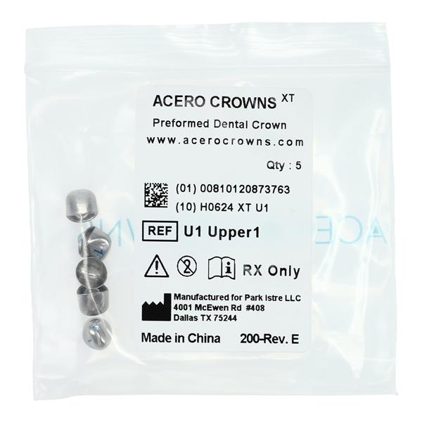 ACERO Crowns Size 1 Upper Canine 5/Pk