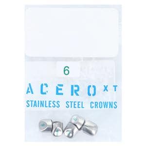 ACERO Crowns Size 6 Lower Canines 5/Pk 5/Pk