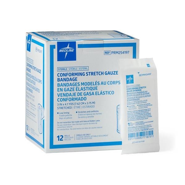 Conforming Bandage Gauze 3"x4.1yd Sterile 96/Ca