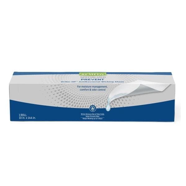 Remedy Moisture-Wicking Sheet White 10x144" 10/Ca