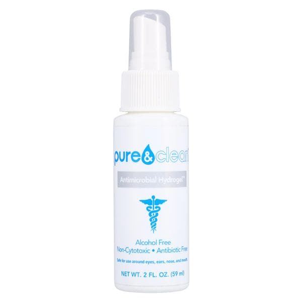 Pure & Clean Hydrogel Wound Care Topical Spray Alcohol Free 2oz Spray Bottle Ea