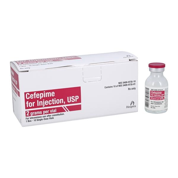Cefepime HCl Injection 2gm/vl SDV 50mL 10/Package