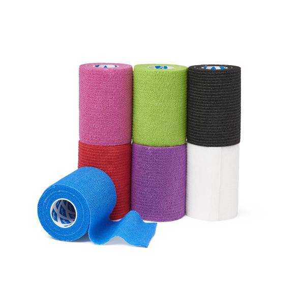 Cohesive Bandage Elastic 3"x5yd Assorted Non-Sterile 24/Ca