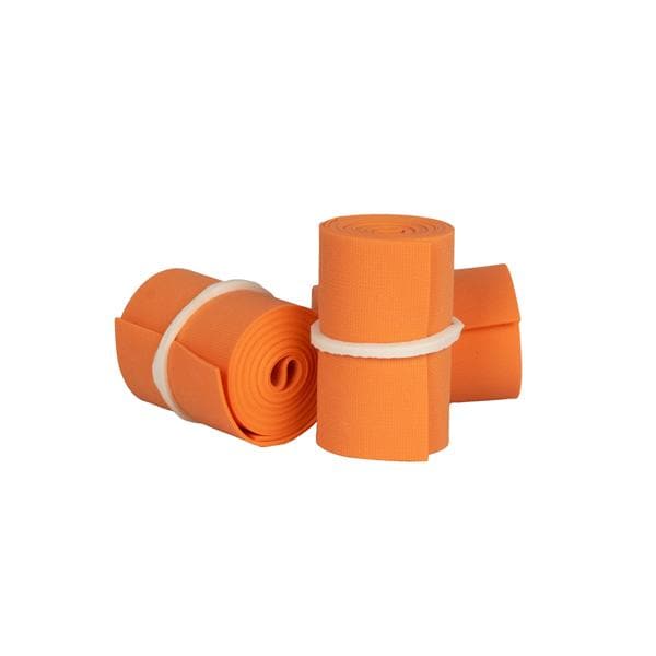 Compressing Device Tourniquet 18x1" Orange Rolled/Banded LF Disp 250/Bg, 4 BG/CA