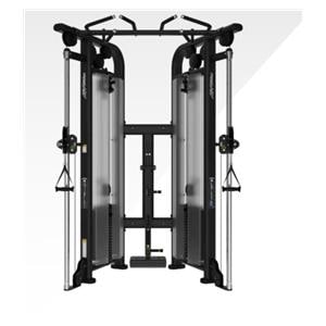 Axiom Series Adjustable Pulley Black/Silver With Pr of Hndl/Ank Strp/Trcp Rp