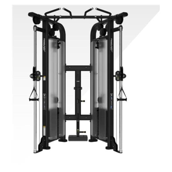 Axiom Series Adjustable Pulley Black/Silver With Pr of Hndl/Ank Strp/Trcp Rp