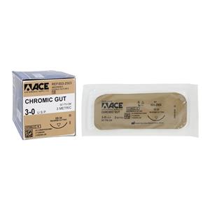 Suture 3-0 30" Chromic Gut DS-24 12/Bx