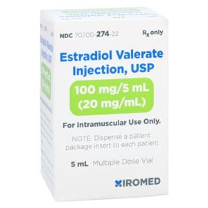 Estradiol Valerate Injection 20mg/mL MDV 5mL Each