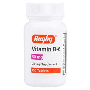 Pyridoxine HCl Tablets 50mg Bottle 100/Bottle
