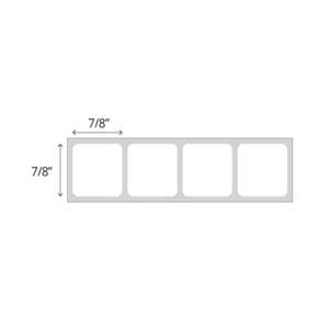 SafeGuard Microscope Slide Label White 7/8x7/8" 7200/RL