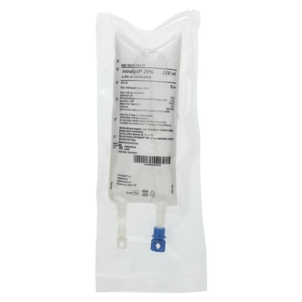 Intralipid 20% Injection 250mL Fat Emulsion Bag 250mL 10/Package